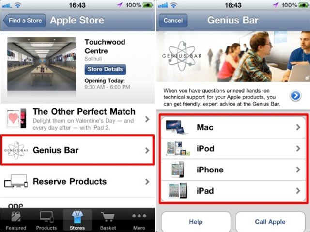 Genius-bar-devices