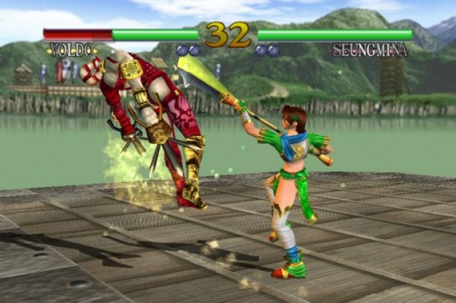 SoulCalibur finally allows you to compete with friends over Bluetooth.
