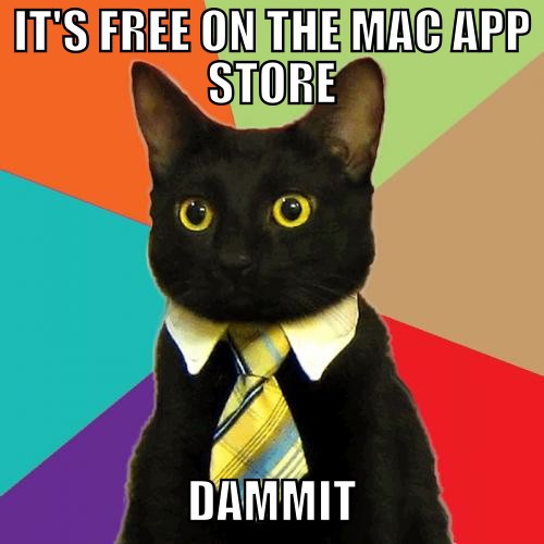 It's free on the Mac App Store dammit