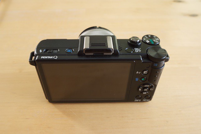 The screen is hard to see in bright light