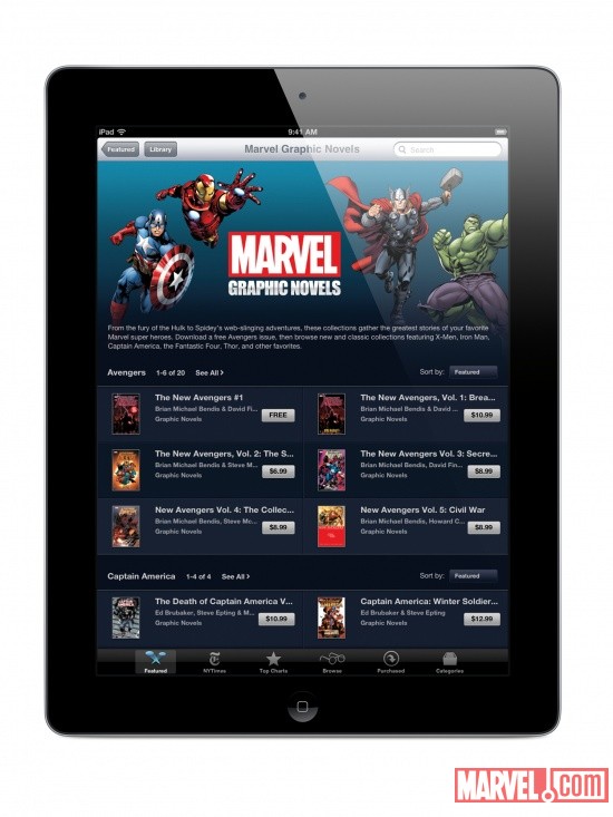 marvel comics ipad