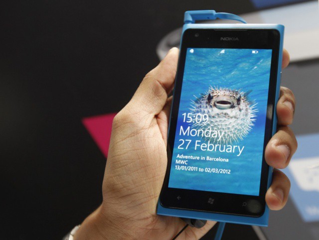 The Nokia Lumia 900, image courtesy of the International Business Times