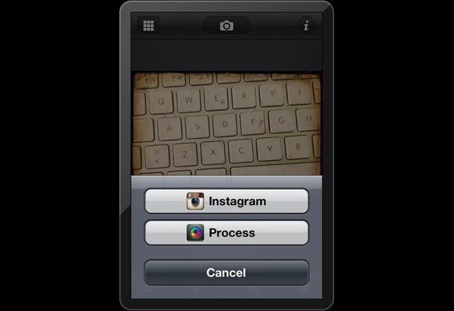 It sends to the Instagram app, not straight to Instagram itself, but still