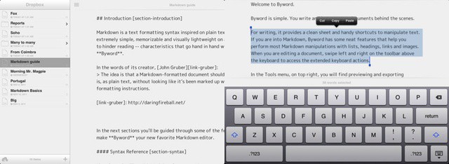 Byword stands out from the Markdown crowd with its elegant simplicity