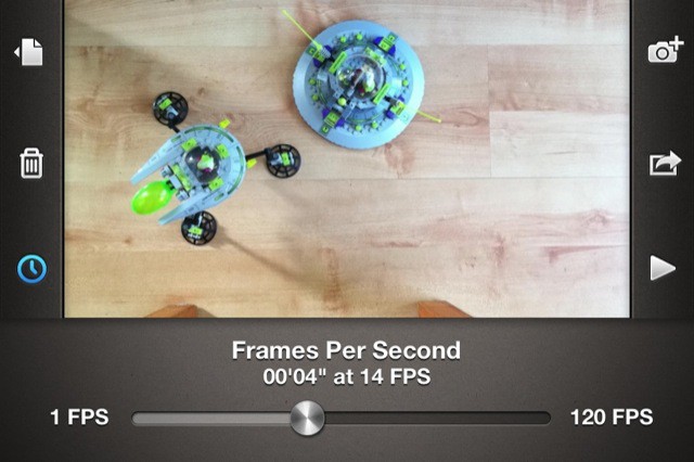Adjust the playback with a slider