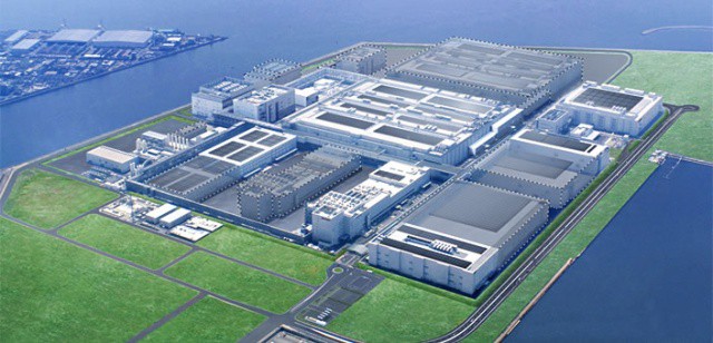 Sharp's mammoth LCD plant in Sakai, Japan.