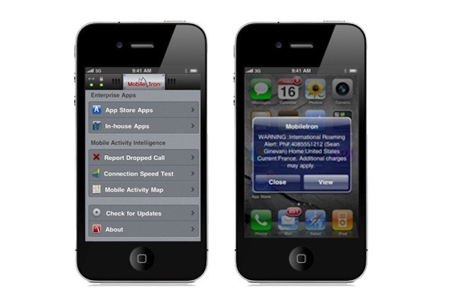 MobileIron's iPhone app