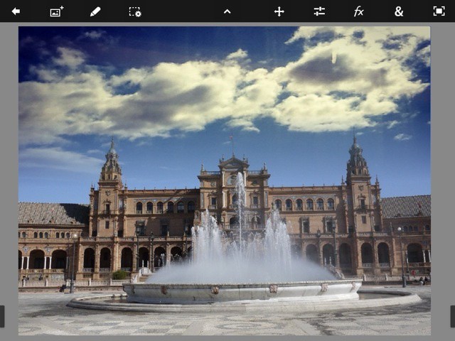 Boring sky? Jazz it up in seconds using Photoshop Touch's Fade tool