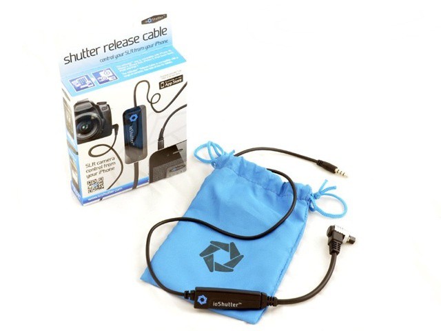 Using the iPhone's headphone jack, you can control your camera any which way you like