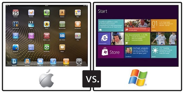 Windows RT versus the iPad