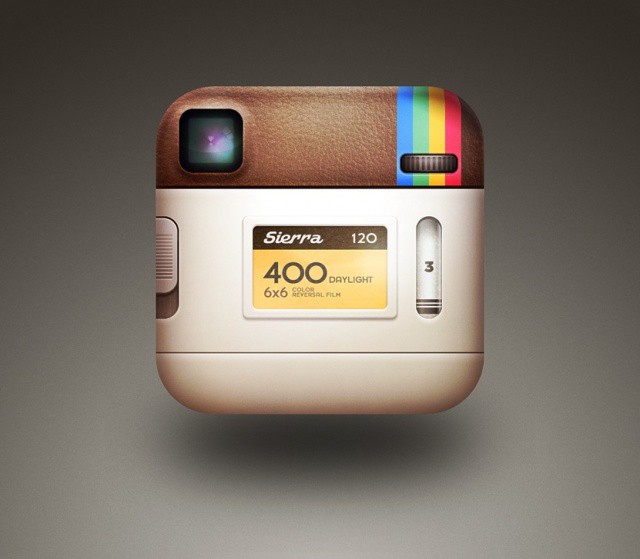 Back of Instagram icon