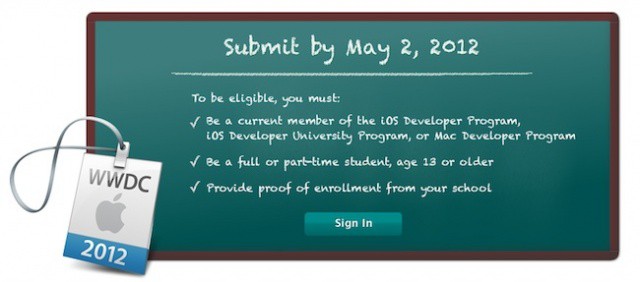 Can't afford a ticket to WWDC? Win a scholarship instead.