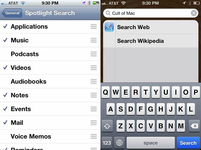 Spotlight Search