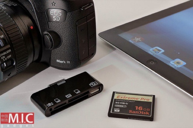 The All-In-One camera connection kit will take anything you throw at it