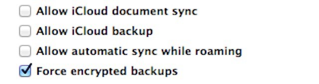 An option that's critical for business data security but that's easy to miss