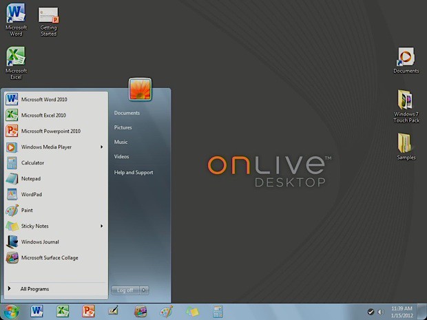 OnLive Desktop goes from Windows 7 to Windows Server iPad/Android app
