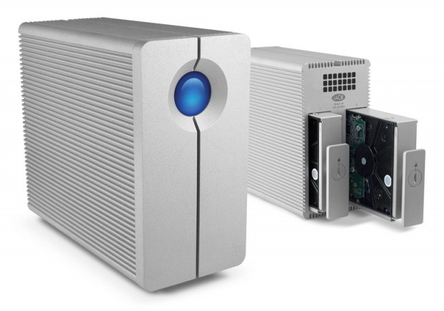 LaCie's 2big drives let you transfer files over a Thunderbolt connection.