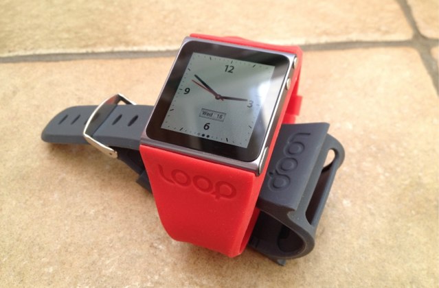 The Loop is a sleek, stylish, and lightweight iPod nano wristband.