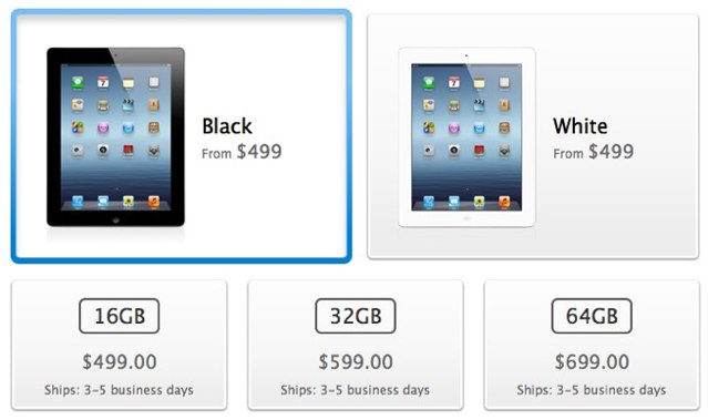 Order a new iPad today and get it shipped by this time next week.