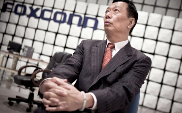 Foxconn's CEO didn't let the cat out of the bag after all.