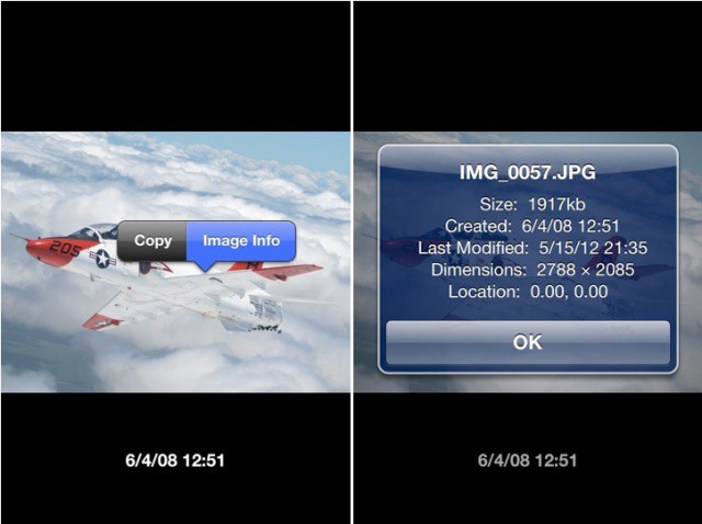 Dater makes it easy to see when each of your photos was snapped.