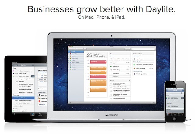 Marketcircle's Daylite is a great Mac/iOS business management platform