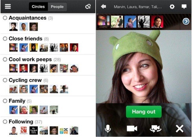 My hangouts never look like this