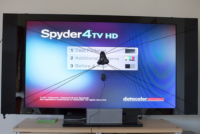 The somewhat bizarre-looking Spyder4TV Sensor