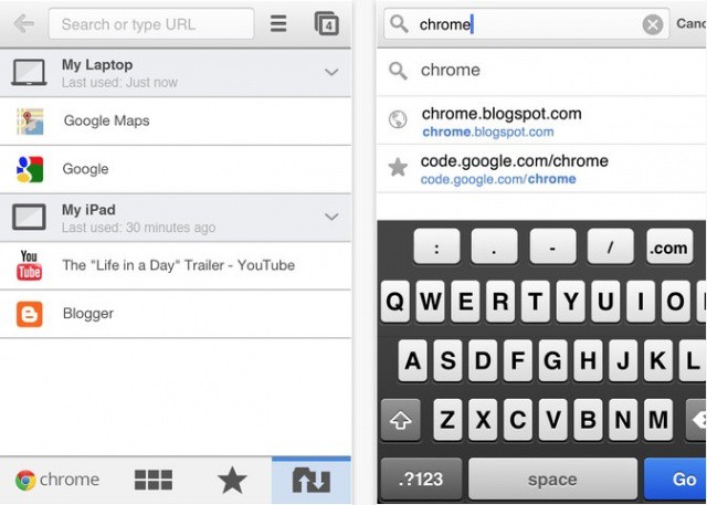 Chrome iOS