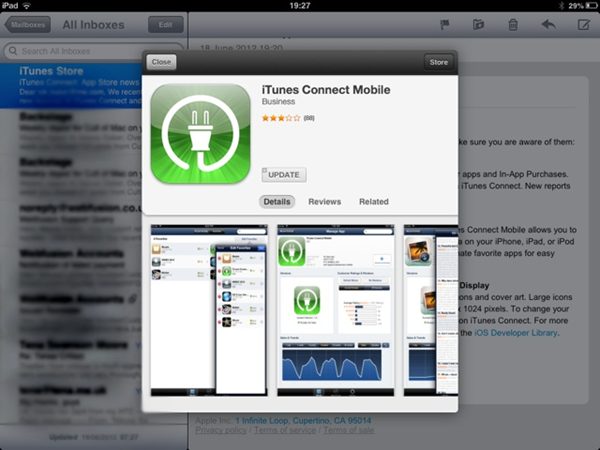 Mail in iOS 6 shows mini app previews when you click an App Store link.