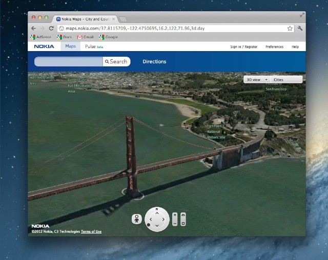 Nokia's 3D Maps Are Nearly Identical To Apple's.