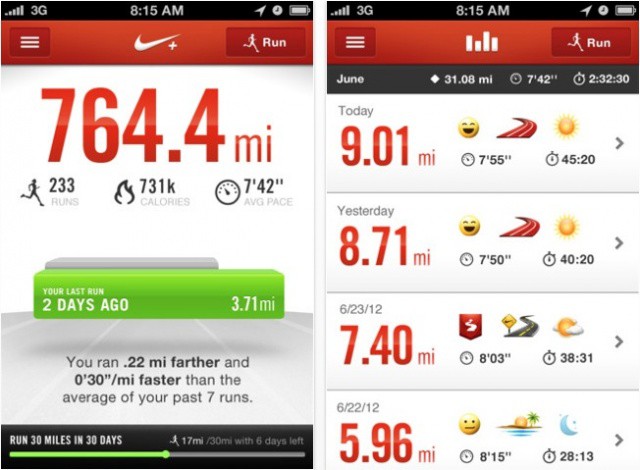 The latest update brings a nice new look to Nike+ Running for iPhone.