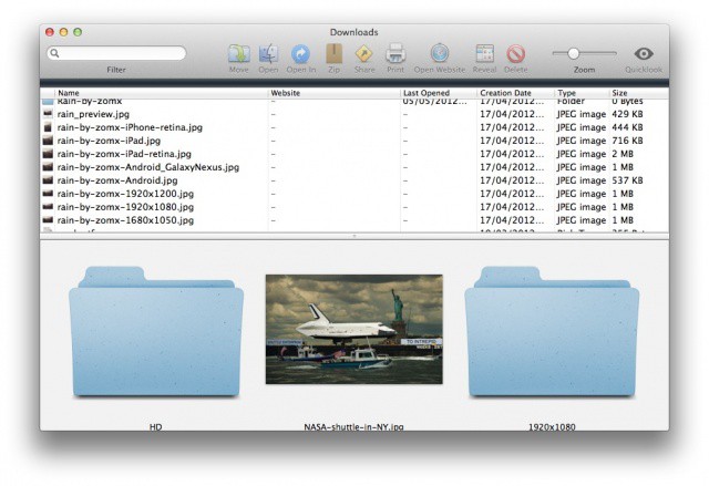 Is you downloads folder out of control? Use Downloads for Mac to tame it.