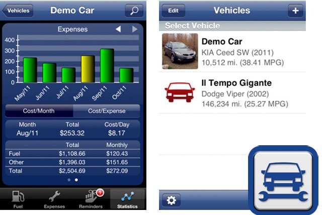CarXpenses  update adds cloud sync, spreadsheet export features