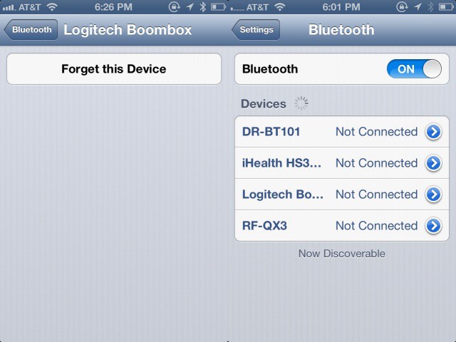 how to find a bluetooth device after forgetting it?