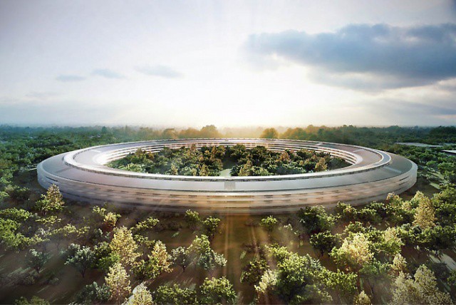 A rendering of what Apple's new campus may look like.