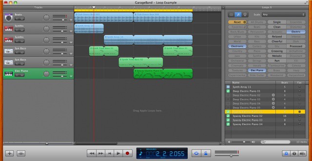 GarageBand loops