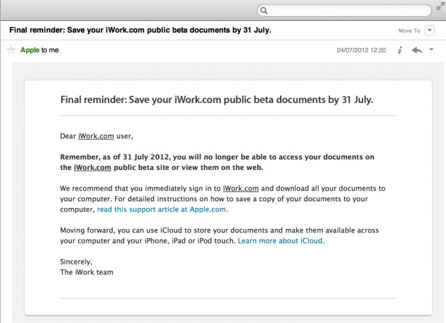 Just 7 days left to rescue your iWork.com documents.