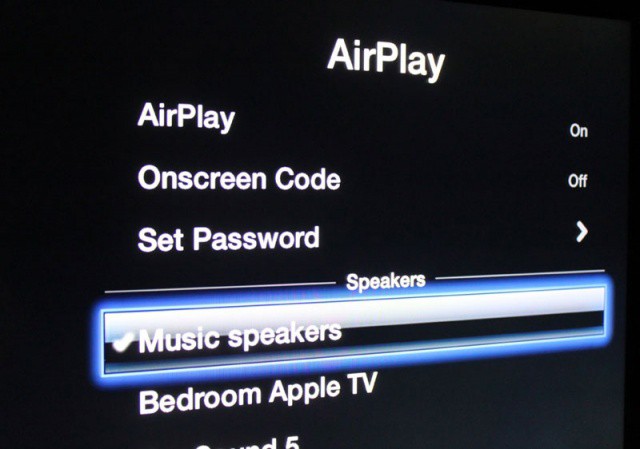 Apple TV will now send audio wirelessly to your speakers.