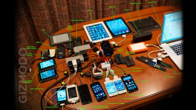 Holy cow! Steve Wozniak carries around $50,000 worth of gear in his gadget bag.
