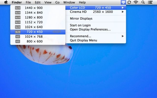 The quickest way to switch resolutions on your Mac.