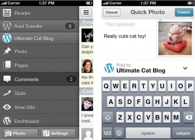 Need to upload a photo quickly on the go? No problem.