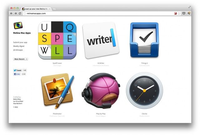 The quickest way to see which Mac apps are ready for the Retina display.