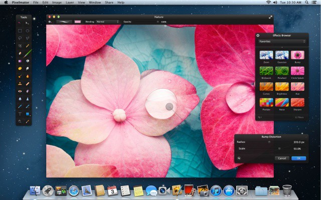 Pixelmator now looks even more incredible on a Retina MacBook Pro.