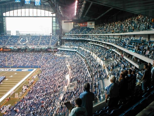 Lucas Oil Stadium, home of the Indianapolis Colts, will be one of the few stadiums to offer fans Wi-Fi and app access during NFL games.