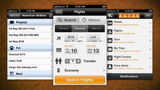 Kayak makes sure you get the best deal of airfare and hotels by comparing prices on the web.