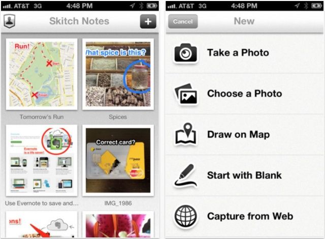 Skitch finally comes to your pocket!