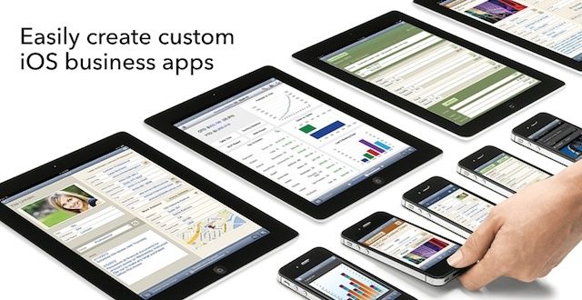 FileMaker pitches its product line as an alternative to native iOS app development.