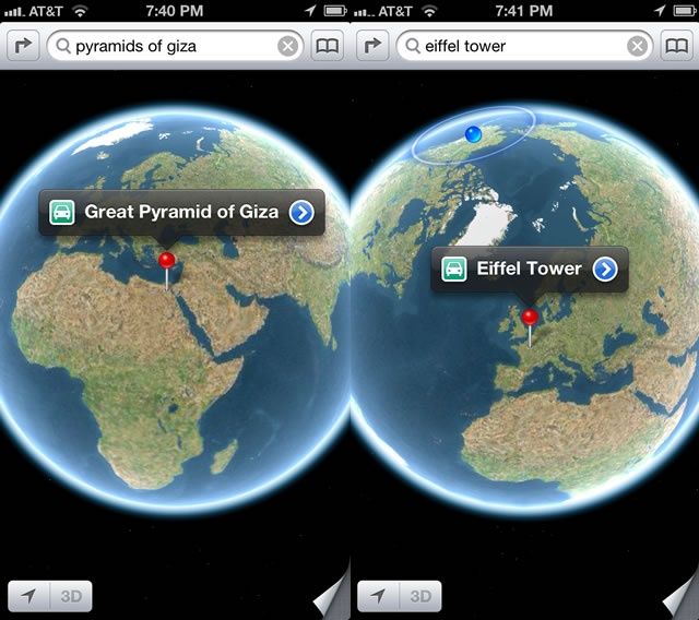 Maps Globe View