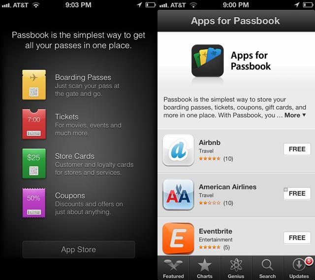 Passbook New Apps